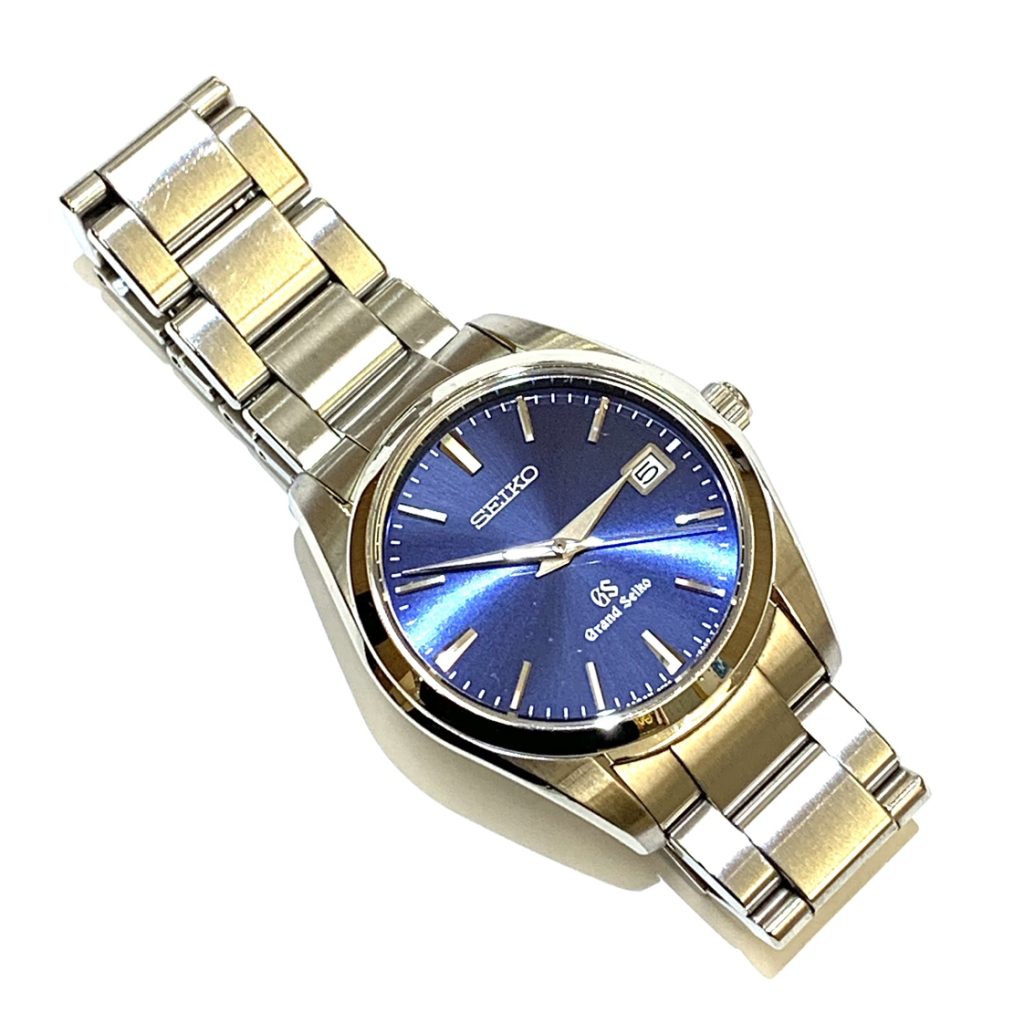 セイコー　アシエ　SEIKO　ブルー文字盤　5855−5010　正常稼働品腕時計本体のみです