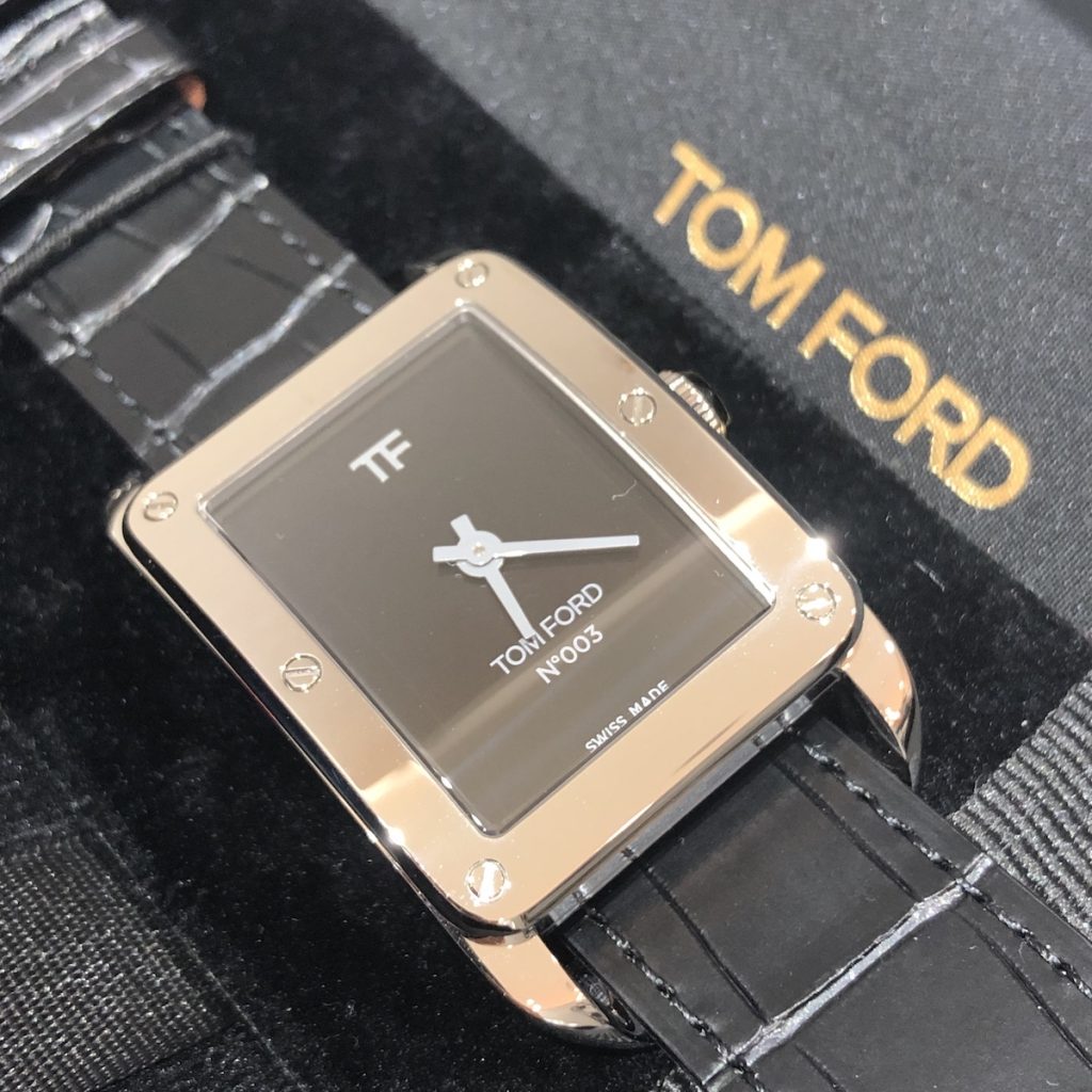 トム フォード /  ブラック ダイヤル 腕時計