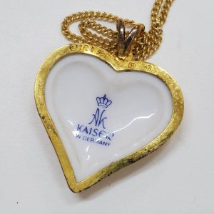 カイザー社製シルバーアクセサリー 銀ペンダント 金メッキ