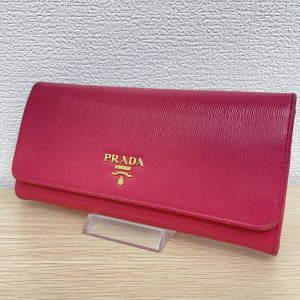 プラダ / 長財布 サフィアーノ ピンク