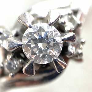 Pt850 プラチナ850 ダイヤ リング