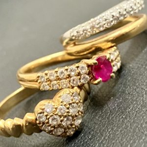 K18リング / K18プラチナコンビリング