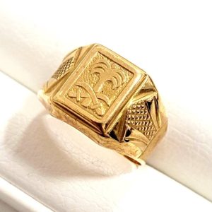 K18 印台 リング 指輪 アクセサリー