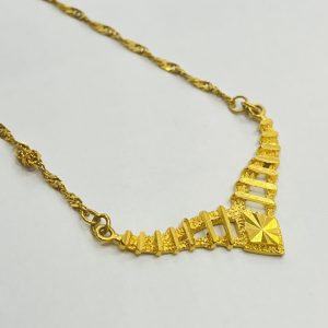 K10(10金) トップ付き ネックレス アクセサリー