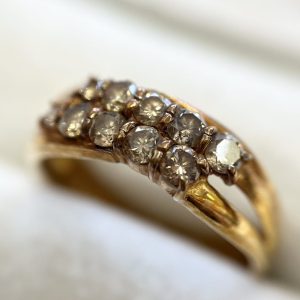 K18 メレダイヤリング 0.60ct