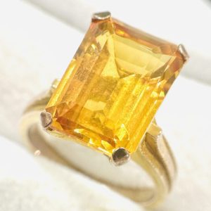 K18(18金) シトリンリング