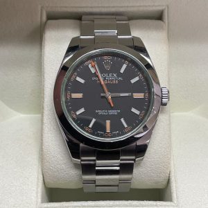 ROLEX ミルガウス 黒文字盤 イナズマ針 116400GV 腕時計 高級時計