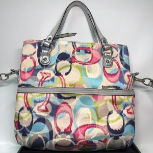 コーチマルチカラートートバック