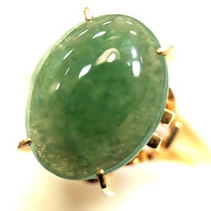 K18 翡翠リング