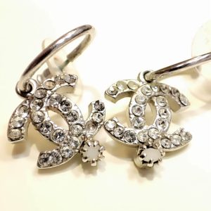 CHANEL シャネル ピアス ラインストーン