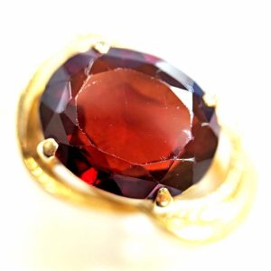 K18 ガーネットリング