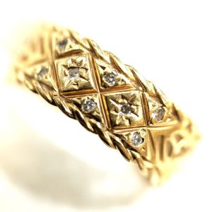 K18 ダイヤモンドリング