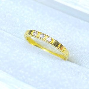 K18 メレダイヤ リング