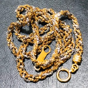 K18/Pt850 コンビ ネックレス