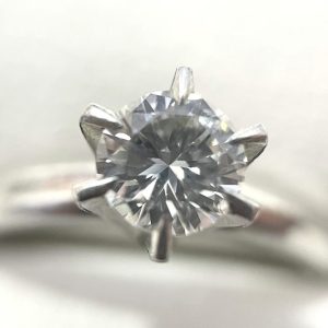 Pt900 リング ダイヤモンド 0.8ct