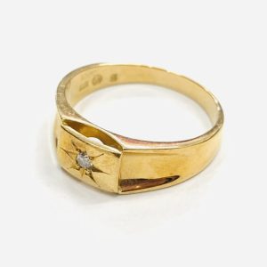 K18(18金) リング ダイヤモンド付