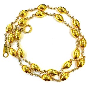 K18/Pt850 コンビ ネックレス 18金 プラチナ