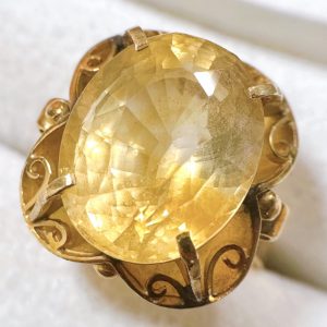 K18(18金) イエロースピネルリング