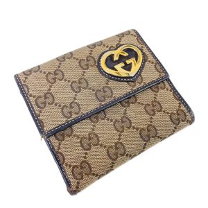 GUCCI グッチ ラブリーハート GGキャンバス 財布 245727