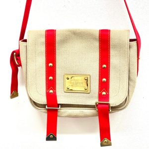 LOUIS VUITTON アンティグア ブザスPM ベージュ ショルダー メッセンジャー バッグ  M40041