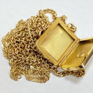 K18(18金)　ネックレス、時計ケース