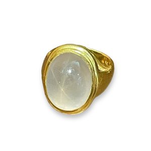 K18　スターサファイア　リング