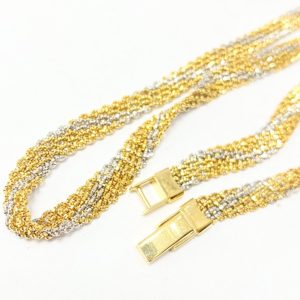 K18・Pt850 ネックレス