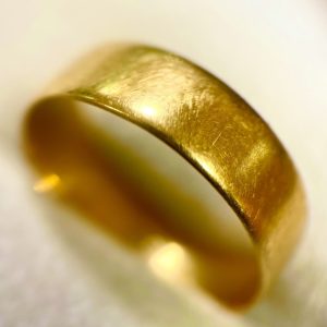 K18 平打ちリング