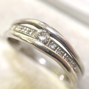 Pt900 メレダイヤリング