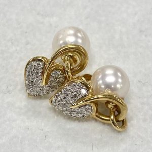 K18 パールイヤリング