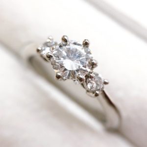 Pt900 ダイヤモンド リング