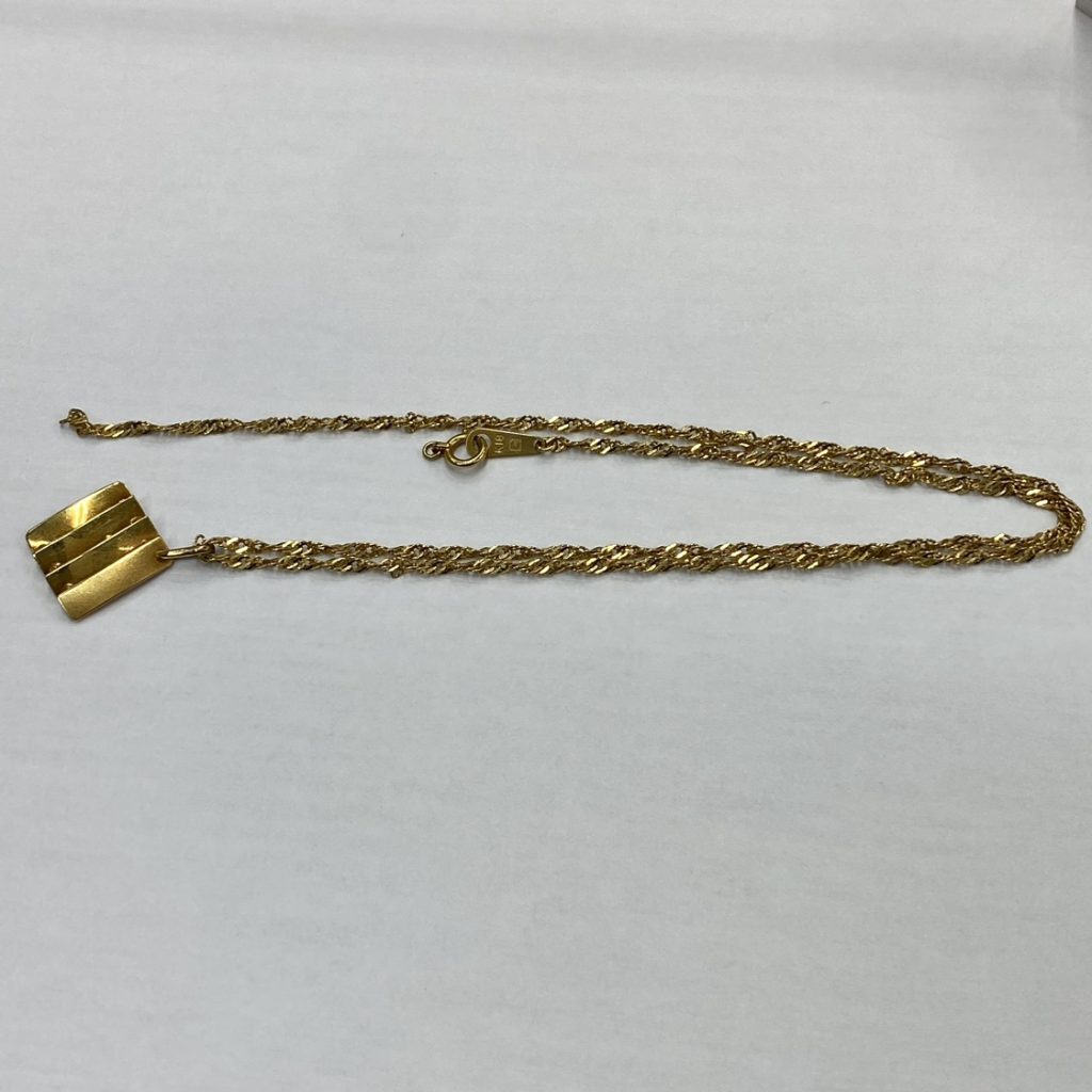 K18 切れてしまったネックレス 750 18金の買取実績 | 買取専門店さすがや