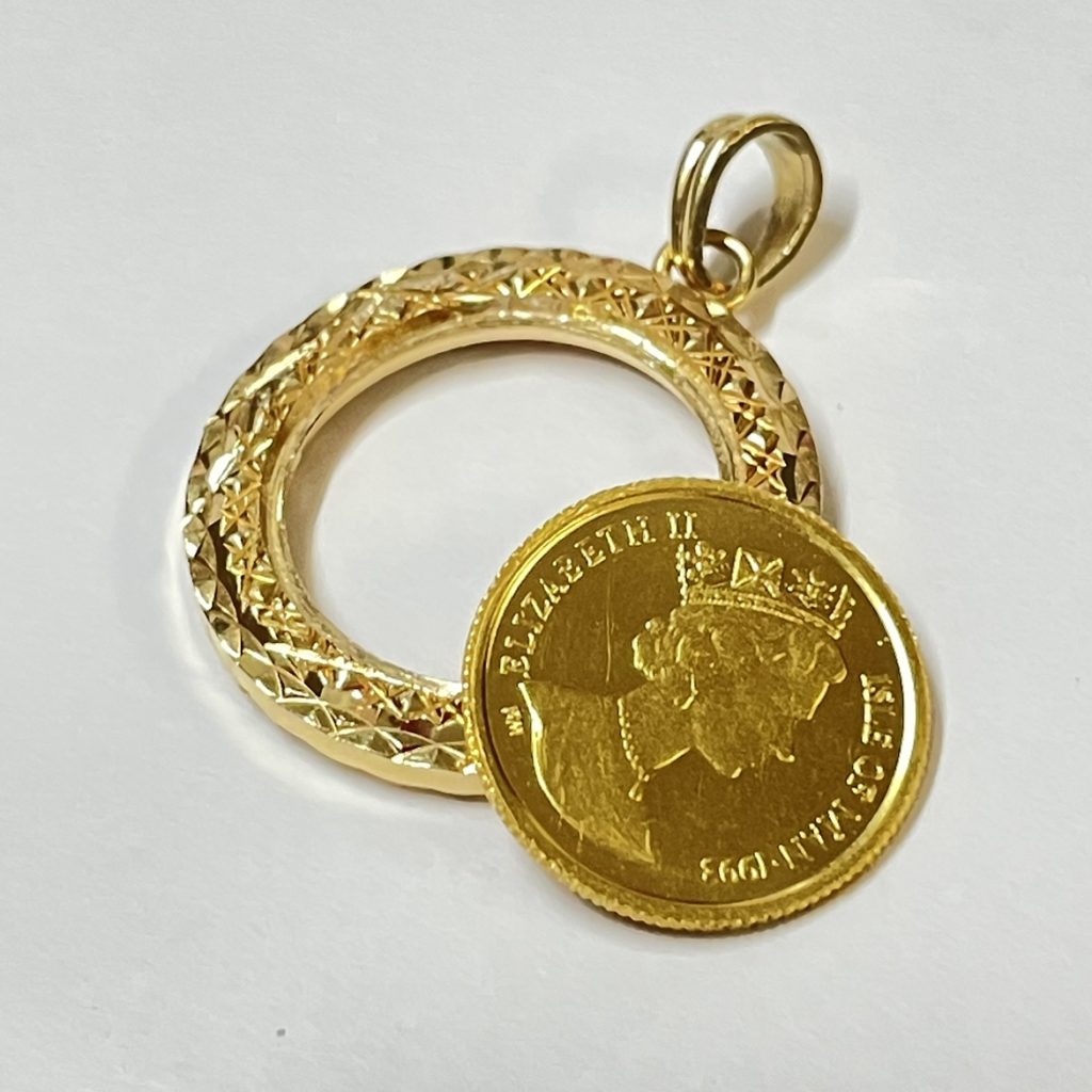 K18 K24 ネックレストップ 750 18金 24金 999 純金 金貨の買取実績 