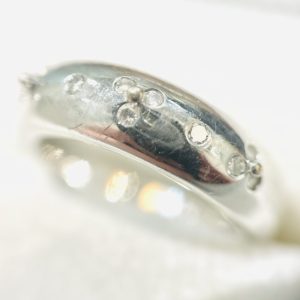 K18WG メレダイヤ リング
