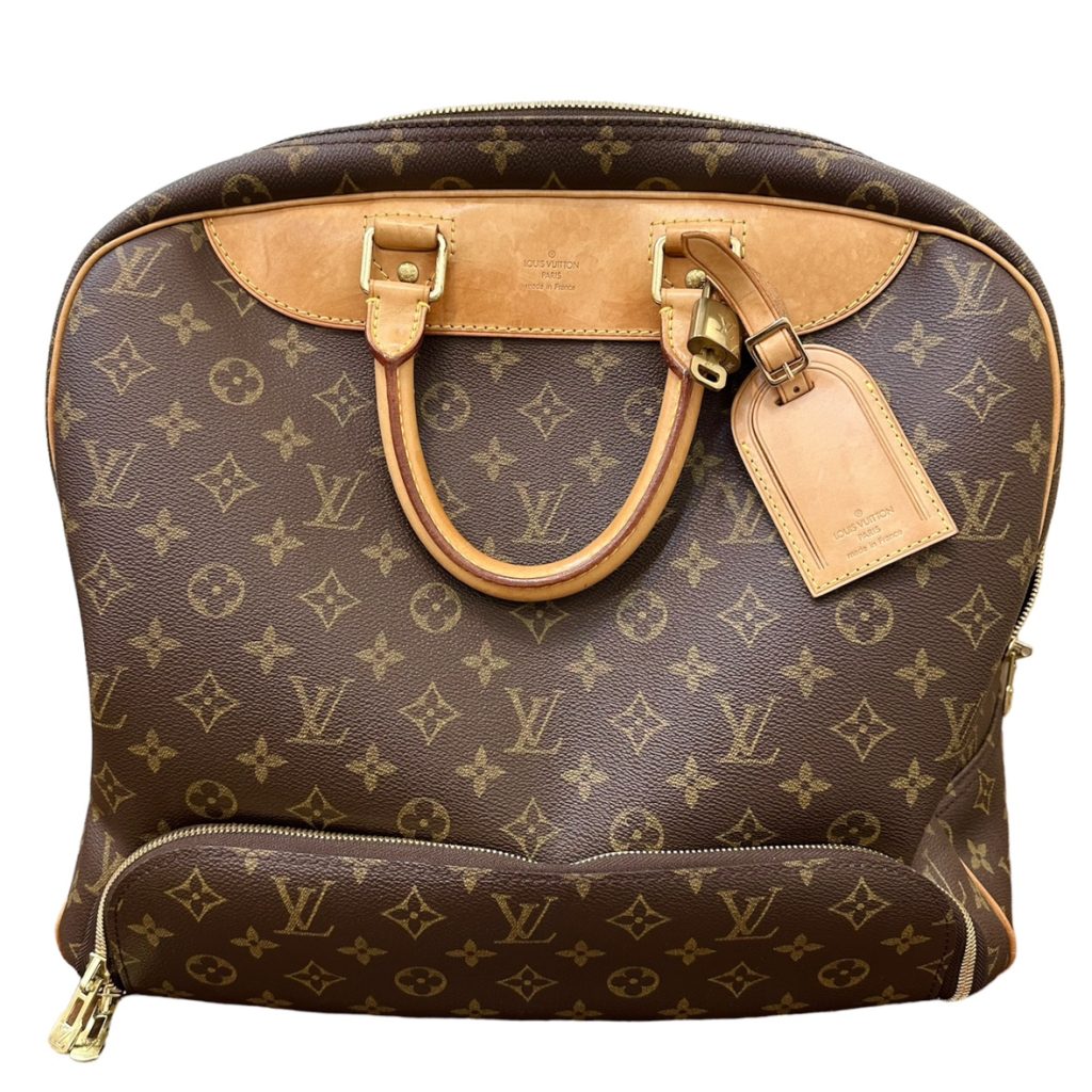 Louis Vuitton Evasion M41443 Monogram Canvas Travel Handbag Brown