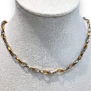 K18 Pt850 コンビ ネックレス