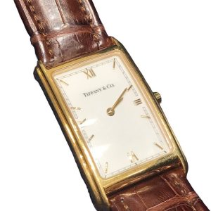 TIFFANY&Co. ティファニー18K スクエア 腕時計