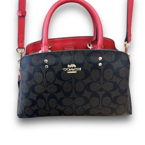 COACH　シグネチャー柄　ショルダーバッグ　