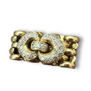 K18 メレダイヤ付きリング