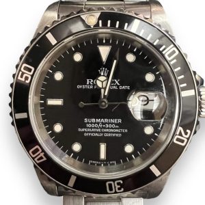 ROLEX　サブマリーナデイト　ロレックス　16610　黒サブ　ブラック　