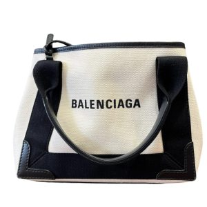 BALENCIAGA バレンシアガ ネイビーカバス 390346