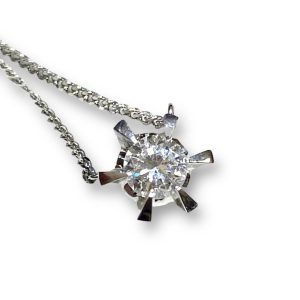 Pt900 ダイヤモンド ネックレス