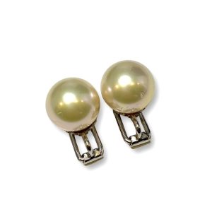 Pt850 パール イヤリング