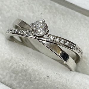 Pt900 ダイヤ メレダイヤ リング プラチナ900