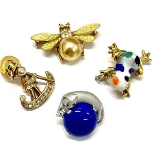 K18,K18WG ブローチ おまとめ