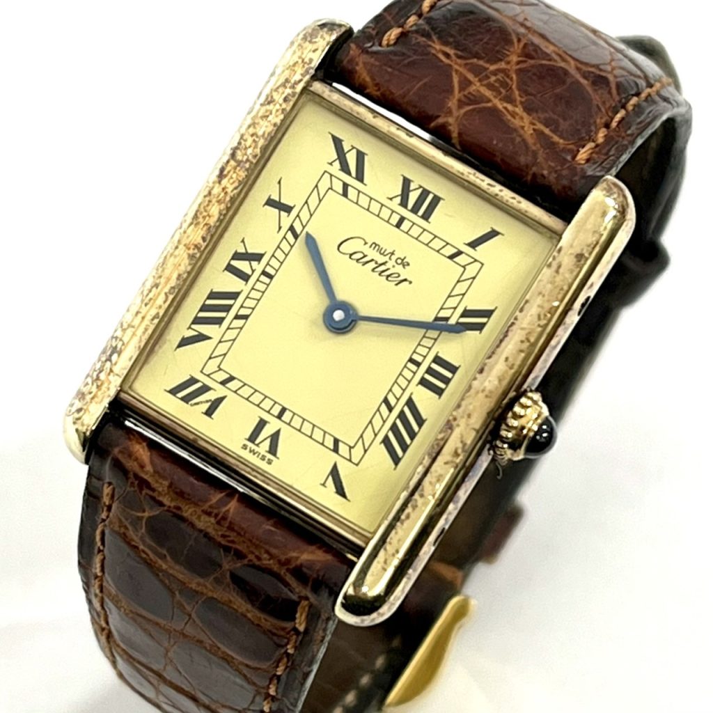 Cartier カルティエ マストタンク ヴェルメイユ 腕時計