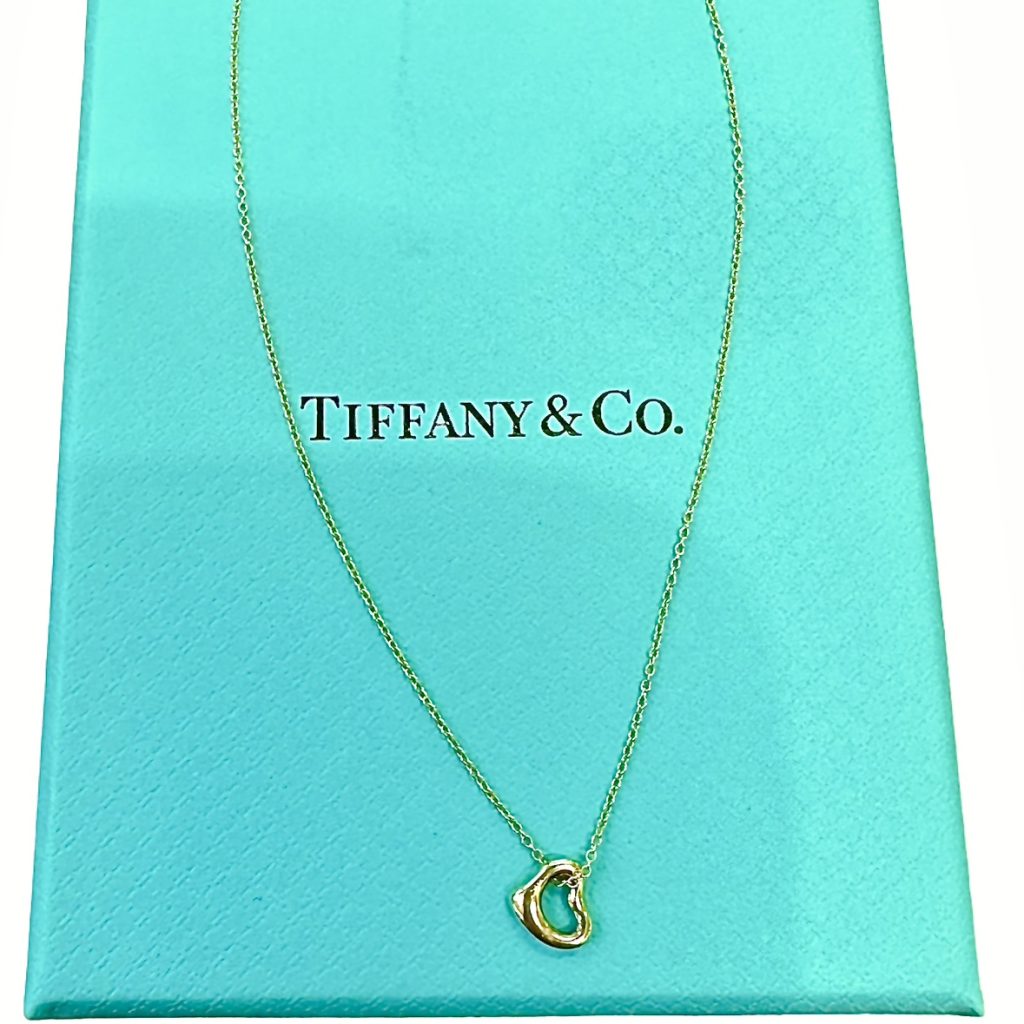 TIFFANY ティファニー エルサペレッティ オープンハートネックレス11mm