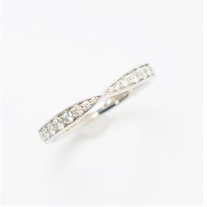 Pt900 メレダイヤ付きリング