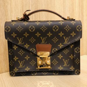 ルイヴィトン モンソー28 ショルダーバッグ モノグラム
