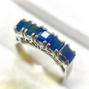 K14WG サファイア リング